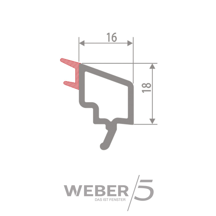 Штапик стандартный 16 мм в Темиртау
