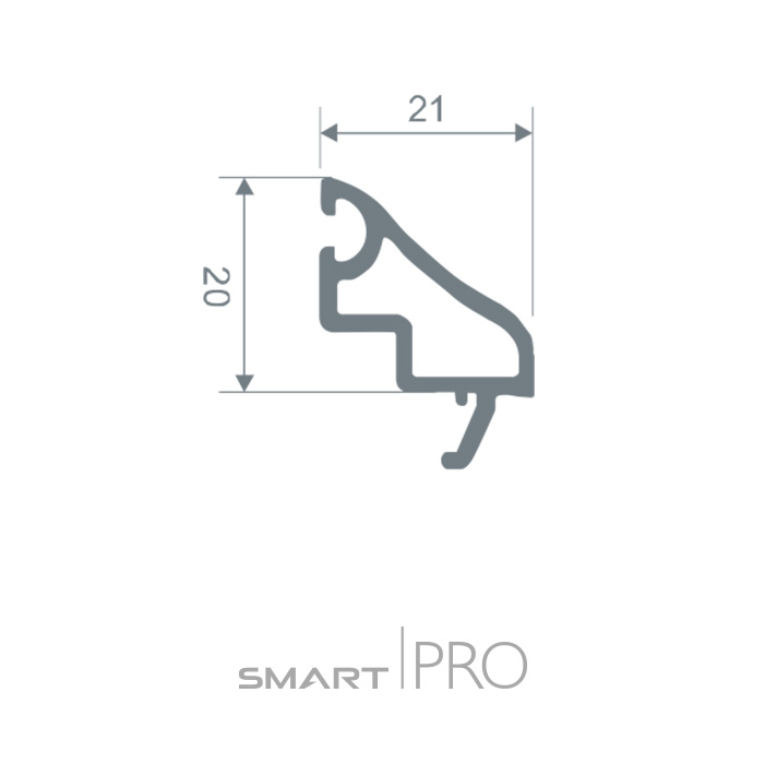 Штапик универсальный 20 мм в Темиртау