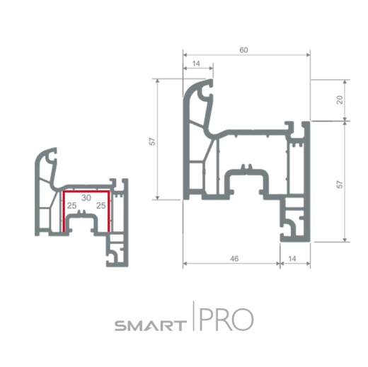 Створка оконная 4-х камерная в Темиртау