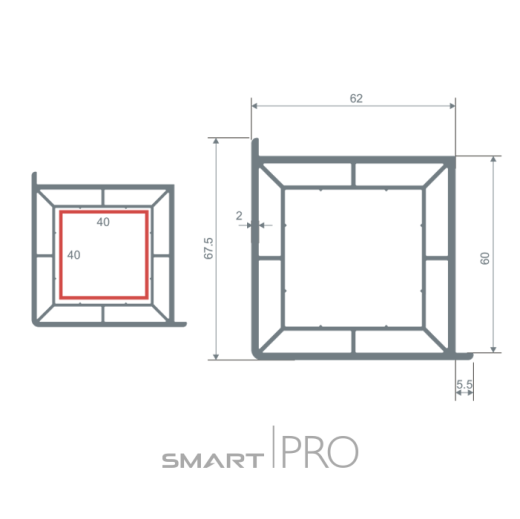 Профиль углового соединения (60) в Темиртау